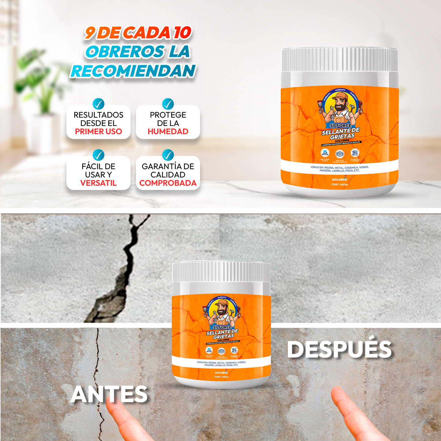 Silforce Sellante de Grietas