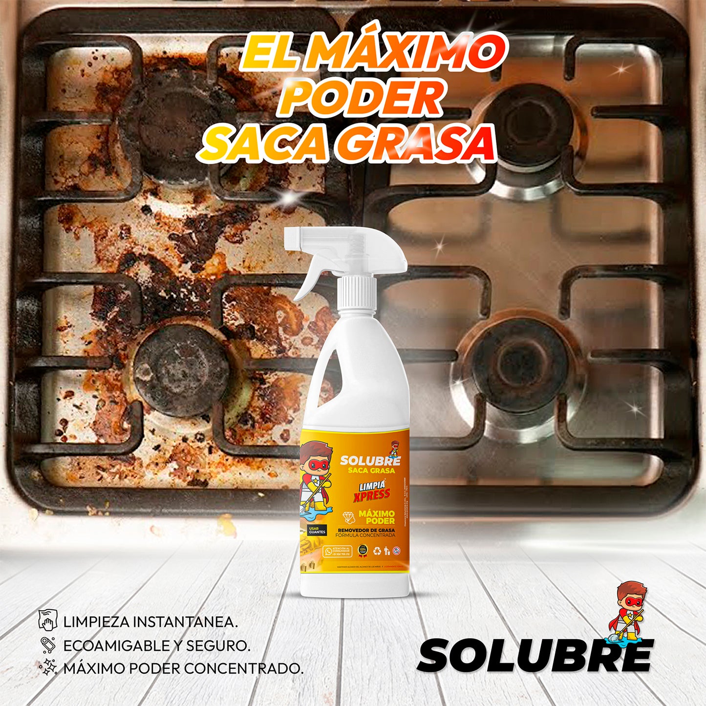 LimpiaXpress™ Sacagrasa