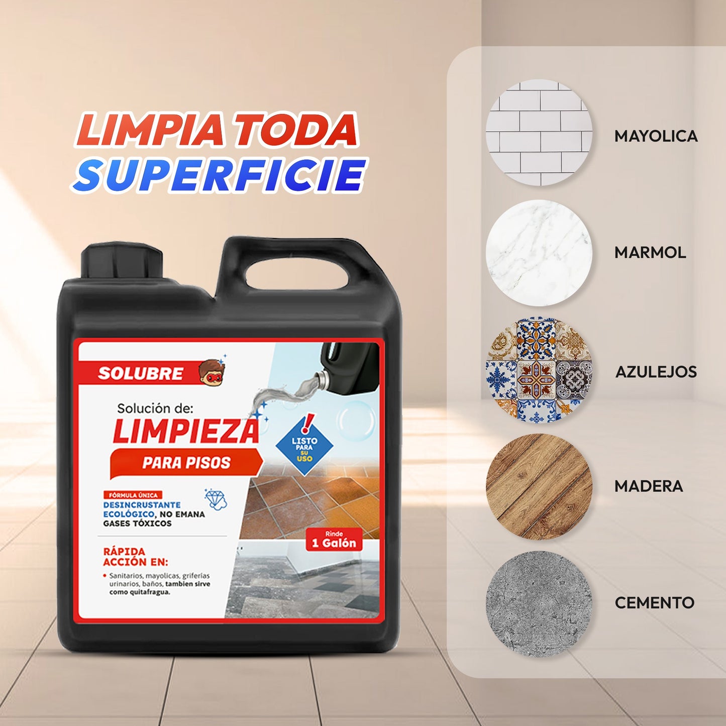 Solubre Limpieza para Pisos