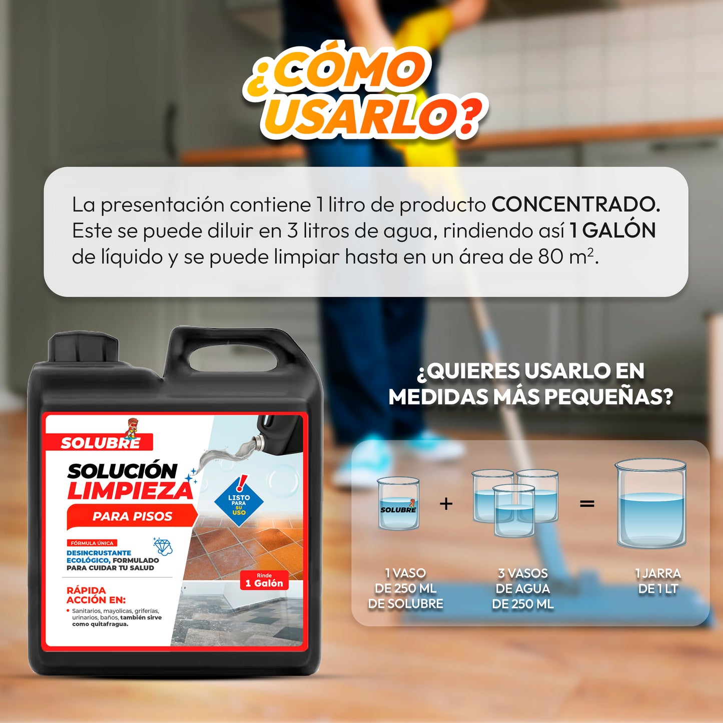 Solubre Limpieza para Pisos