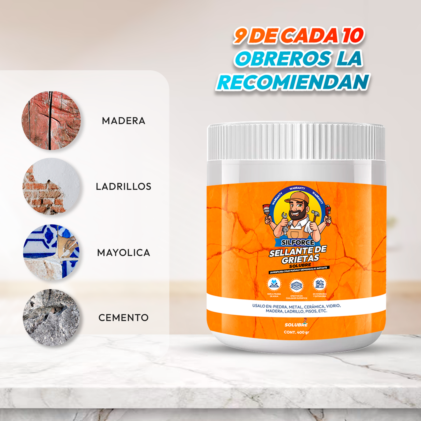 Silforce Sellante de Grietas