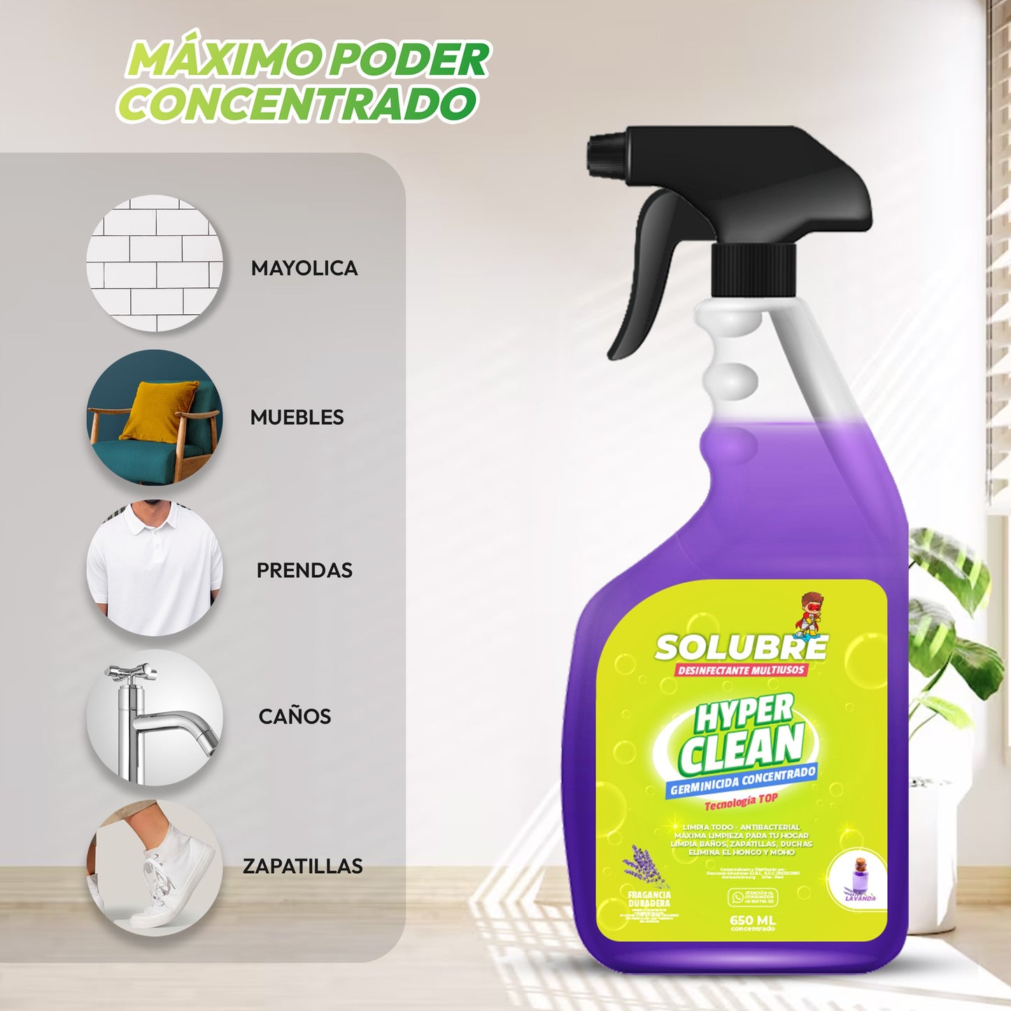 HyperClean™  Limpiador Multiusos