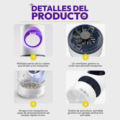Moskiller ™ Lámpara Trampa antimosquito